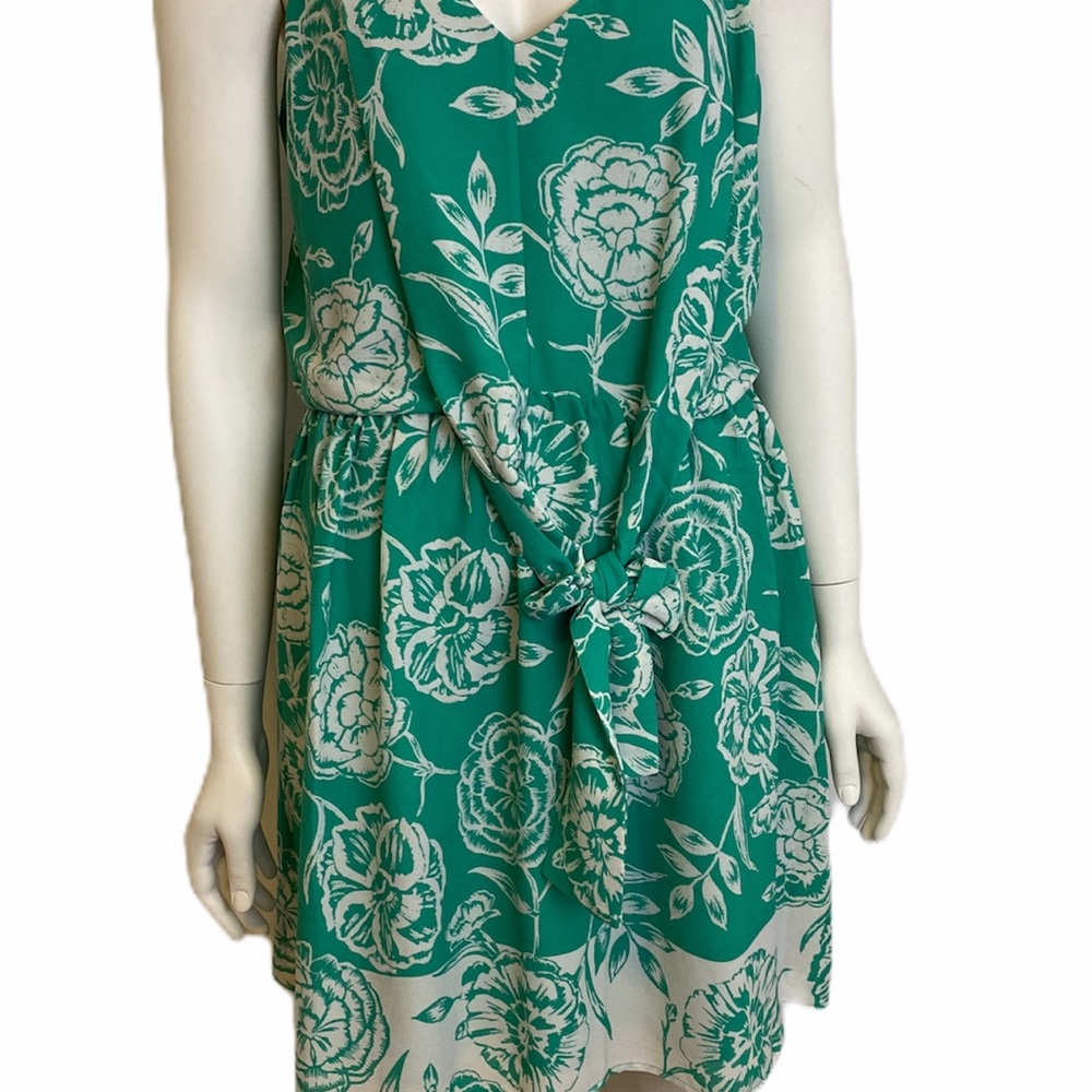COLLECTIVE CONCEPTS Green White Dress XL NWT - Picture 2 of 7